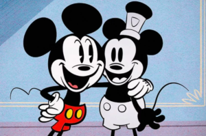 Primeira versão do Mickey Mouse (em preto e branco) entra em domínio público em 2024. (The Wall Disney Company) 